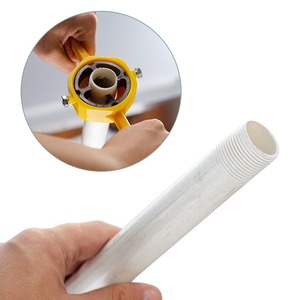 6 Stück PVC-Kunststoff-Wasser rohr 60 ° Rohr gewinde platten satz NPT1/2 3/4 1 Zoll, manuelles PVC-Wasser rohr Außengewinde gewindes chneid werkzeug - Product Image 5