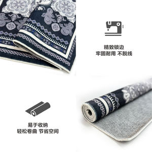 Lavable en Machine poils inférieurs persan <span class=keywords><strong>turc</strong></span> Style Vintage maison tapis chambre tapis microfibre cuisine tapis ensemble pour sol - Product Image 4