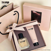 Boîte personnalisée en carton rigide avec couvercle et base pour parfums et cosmétiques, avec fermeture à ruban, logo en feuille d'or, fabricant d'emballages