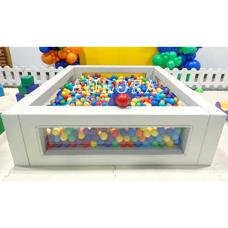 Bambini scalatore palla Pit Kid Multi-color divertente oceano morbido giocattolo di plastica pit sfera quadrata pit per la vendita