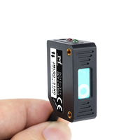 Bande transporteuse détection de bouteille transparente faisceau coaxial capteur laser photoélectrique à réflexion diffuse