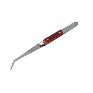 Pince à souder incurvée irrégulière en acier SUNTOOLS/STIPL modèle 585 pour la fabrication de bijoux - Product Image 1