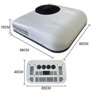 Aire Acondicionado Frío/Calor Cold King de Techo 12V/24V Blanco/Rojo con Capacidad de Enfriamiento de 1200-1800W para Autos, Camionetas, Camiones y Autobuses - Product Image 3