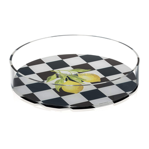 Prodotti Giudaici, Vassoio Acrilico Rotondo Trasparente per Dessert, Caffè, Pranzo, Personalizzabile, Impilabile, per Candele e Fiammiferi, Vendita all'Ingrosso - Product Image 3
