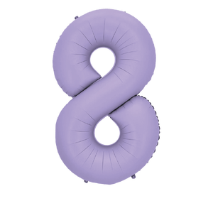 Ballon d'amour gonflable violet numéro 8 de 1 m pour décorations de fête d'anniversaire - Product Image 3