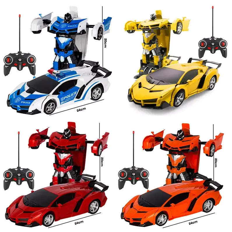 Neue elektrische RC-Auto-Transformation roboter Kinder Jungen Spielzeug Outdoor-Sport Verformung roboter Modell verwandeln Roboter Spielzeug auto