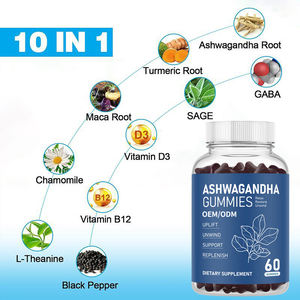 OEM <span class=keywords><strong>Ashwagandha</strong></span> Kruidencapsules Ondersteunt Stressvermindering, Energie, Geestelijke Duidelijkheid en Immuunfunctie - Aangepaste Formule - Product Image 4