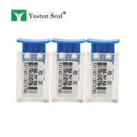 Scellé de sécurité pour compteur d'eau numéroté YTMS 202, en ABS+ABS de haute qualité, avec logo personnalisé, câble de sécurité, options multicolores, code-barres
