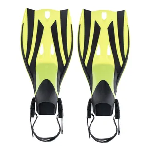 High Quality Eco-friendly Long Blade TPR Foot Pocket PP Scuba Diving Equipment Flippers Blade Long Fins Freediving Fins