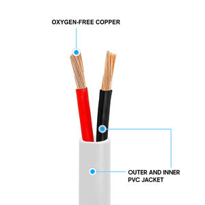 Câble de haut-parleur mural OFC en cuivre <span class=keywords><strong>pur</strong></span> 16/2 CL2 de 100 m, 250 pi, 500 pi, câbles audio et vidéo de qualité supérieure - Product Image 2