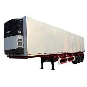 2 3 AS 20 30 as roda 30 ton truk berat Reefer trailer kulkas berpendingin Semi Trailer