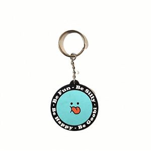 Porte-clés en silicone 3D personnalisé, en caoutchouc PVC souple avec impression UV pour souvenirs et cadeaux - Product Image 5