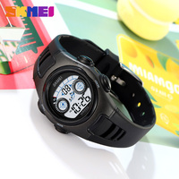 SKMEI 2267 kustom LED berhenti menonton tahan air ABS jam tangan Digital anak warna-warni Fashion desain Olahraga