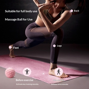 Pelota de Masaje Sensorial de Silicona para Niños, Entrenamiento de Fascia de Cuerpo Completo, Ejercicio de Relajación Muscular, Yoga de Pies 3D - Product Image 2