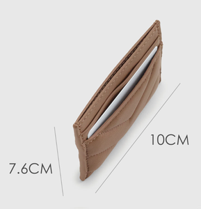 Portefeuille court pour femmes, mode féminine, avec décoration matelassée, logo personnalisé - Product Image 5