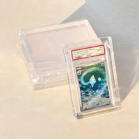 Étui magnétique en acrylique pour carte gradée PS-AD avec couvercle magnétique, protection UV, étui de présentation pour cartes CGC
