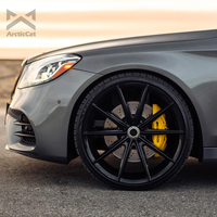 Nouvelles jantes monobloc en alliage d'aluminium forgé sur mesure ACT 19-22 pouces 5x112/5x108 finition noire design concave 25 mm pour Mercedes
