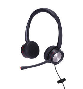 Auriculares USB AI ENC Call Center con cancelación de ruido, control de volumen y trabajo silencioso con Microsoft Teams y <span class=keywords><strong>Skype</strong></span> <span class=keywords><strong>for</strong></span> <span class=keywords><strong>Business</strong></span> - Product Image 6