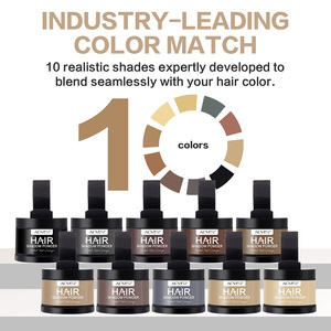 ALIVER 헤어 섀도우 파우더 개인 라벨 헤어 빌딩 섬유 방수 헤어 라인 가장자리 컨트롤 커버 헤어 루트 은폐 파우더 - Product Image 2