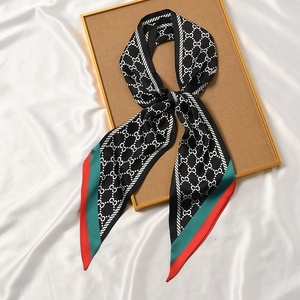 Phụ Nữ Siêu Cổ Tích Mori Phong Cách Hai Mặt Khăn Lụa Instagram Dot Mô Hình <span class=keywords><strong>Ribbon</strong></span> Tie Túi Dài Tất Cả Các Phù Hợp Cho Mùa Hè - Product Image 4