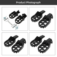 Pijakan Kaki Aluminium Billet Custom OEM CNC Anodized Kompatibel dengan Honda CT125 Hunter Cub Trail 125 Pedal Balap