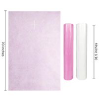 Drap de lit jetable non tissé 31.5 "X 70" 30 grammes pour massage, spa, beauté, tables d'examen, rouleau de lit jetable