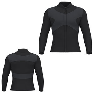 Bester Preis Benutzer definierte Langarm Reiß verschluss Surf Neopren anzüge <span class=keywords><strong>One1</strong></span> Stück 3mm Surfing Neopren anzüge Kratz fest - Product Image 5