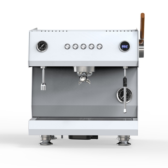 2024 High Quality Smart White Color Semi Automatic Coffee Machine Espresso Coffee Maker Commercial Machine for Cafe