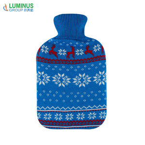 Botellas de <span class=keywords><strong>agua</strong></span> <span class=keywords><strong>caliente</strong></span> con cubierta de punto con patrón bonito - Product Image 4