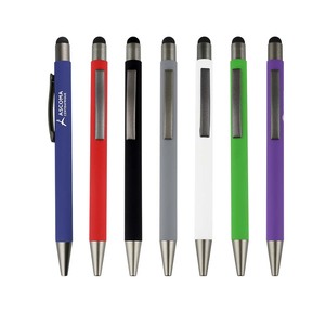GemFully - Bolígrafo Metálico Promocional con Logotipo Impreso, <span class=keywords><strong>de</strong></span> Alta Gama, con Punta <span class=keywords><strong>de</strong></span> Bola y Función <span class=keywords><strong>de</strong></span> Resaltador, Producto en Oferta - Product Image 3