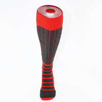 Chaussettes de ski à compression haute (20-30 mmHg) avec logo personnalisé, pour hommes, femmes et jeunes, écologiques, longues, pour le sport, vente en gros OEM