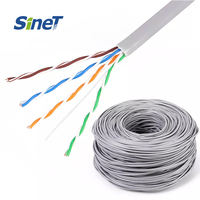 Cable de Red a Granel de Uso General con Certificación ETL CMG CM, Clase 5e, con 4 Pares, 24 AWG, 0.51 mm, Cobre Desnudo