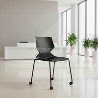 Chaise de formation ergonomique contemporaine et réglable de 150 kg, robuste et de qualité supérieure, pour bureau, salle de conférence, école, salon et domicile