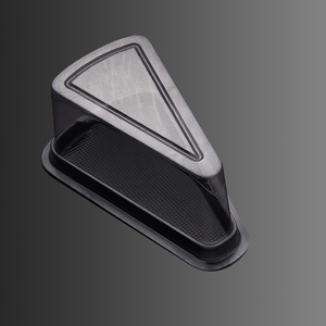 Eco-Friendly Disposable Food Grade Small Clear PVC Plastic Slice Cake Blister Box Customized Logo Triangle Sandwich Sushi Box