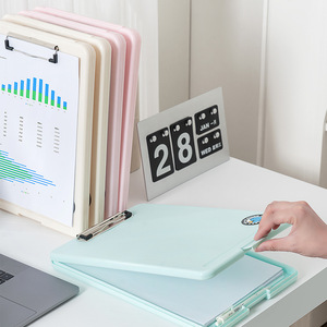 Multifunctional Clipboard With Clip PP Material 2.3mm Thickness For Students Test Paper Storage Writing Pad Folder - Product Image 2