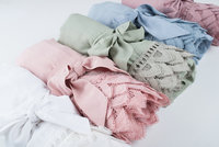 Nouveautés 3051 - Meilleures ventes - Kimono court en rayonne et coton bordeaux simple pour mariées et demoiselles d'honneur