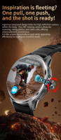 Jam Tangan Pintar HD Layar Bulat Terbaru H100 5G dengan Kartu SIM dan Kamera HD, GPS, RAM 3+32GB untuk Pria