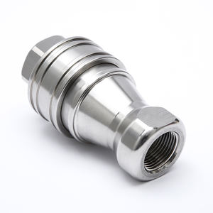 1/4 ''ISO7241-B KZF en acier inoxydable <span class=keywords><strong>hydraulique</strong></span> raccord à dégagement rapide filetage femelle raccord <span class=keywords><strong>hydraulique</strong></span> plus rapide - Product Image 2