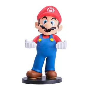 31cm Game Toy Supers Mario Action Figures Doll Statue Resin Cartoon For Sale Phone Bracket juguetes