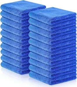 NOVISON Custom Colors Edgeless Super Plush 500gsm Quick-Dry Reusable Washable Square Buffing Cleaning <b>Car</b> Cleaning Towel - Product Image 1