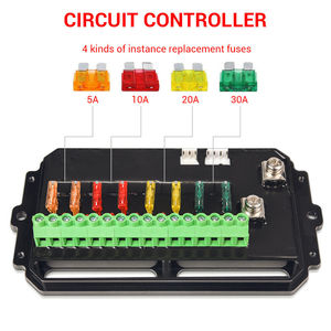 Bảng Công Tắc Màng 8 Gang Hệ Thống Rơ Le Điện Tử Điều Khiển Cảm Ứng LED Có Thể Điều Chỉnh Độ Sáng Tự Động Hộp Công Tắc Ô Tô Cho Xe Tải ATV UTV Thuyền - Product Image 5