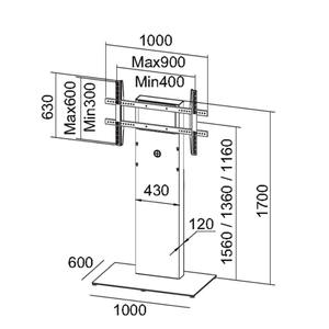 Stand Kios Layar Sentuh Vertikal untuk Iklan, Ukuran 65-86'' (Landscape/Portrait) - Product Image 6