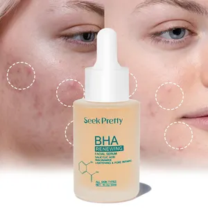 Private Label Skin Care Organic Hydro Salicylic Acid Set Niacinamide Lightening Anti Acne Spots Clearing Pore Serum Facial