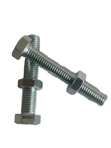 <span class=keywords><strong>Bulloni</strong></span> in Acciaio al Carbonio con <span class=keywords><strong>Testa</strong></span> <span class=keywords><strong>Esagonale</strong></span> Non Standard Personalizzabili con Dadi Zincati a Caldo Filettatura UNC - Product Image 2