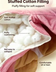 Coussin chauffant en peluche alimenté par USB-C, lavable, portable, doux et moelleux, pour soulager les douleurs menstruelles et dorsales, idéal pour canapé et lit - Product Image 5