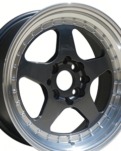 Jantes <span class=keywords><strong>Work</strong></span> <span class=keywords><strong>Wheels</strong></span> Meister S1 3P en alliage d'aluminium forgé 18 pouces 5x112 Noir mat Multi-rayons Après-vente Tout-terrain - Product Image 2