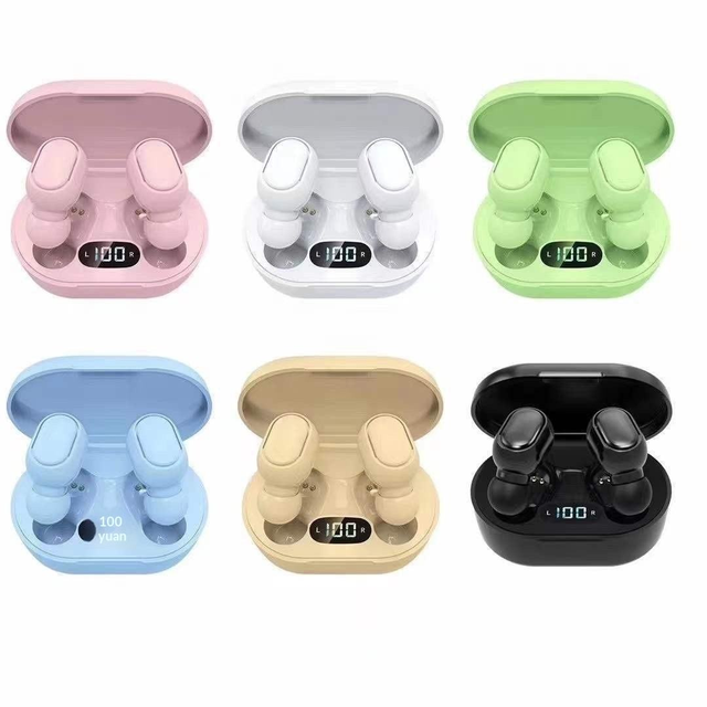 Fast Charging E7S tws earphones wireless earbuds BT v5.3 Noise reduction With Digital Display Headphone Wireless