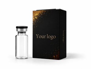 3ml 5ml 10ml Round Glass Vials for Freeze-Dried Powder with Custom Logo Box and Individual Packaging - Product Image 2