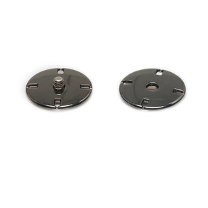 Snap Button Alloy Round Mirror Electroplating Nickel-Free Hand-Sewn Buttons For Men Women Clothing 116-0-1 - Product Image 1