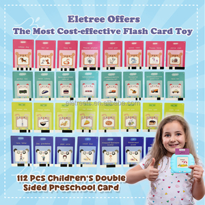 Pvc PP trẻ em học tập Cuốn sách Nga Tiếng Anh chấm và số tương tác nói chuyện THẺ FLASH cho lứa tuổi 2-5 - Product Image 3